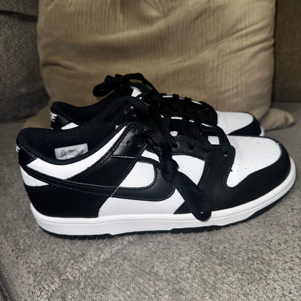 Nike Black and White Low-Top Dunks